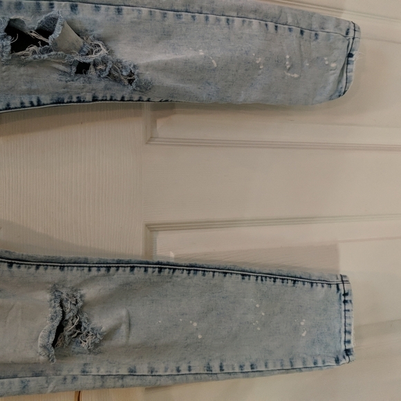 Project X Paris Men's Distressed Lightwash Jeans Size 32 - Picture 2 of 10